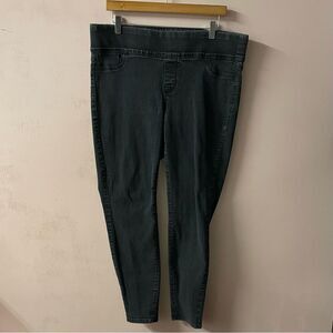 Old Navy Black Washed Super Skinny Mid Rise Jeans Size 16 GUC